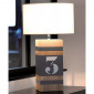Lampe taupe en bois L34|Lampes à poser|Lampe Avenue Lampe taupe en bois L34|Lampes à poser|Lampe Avenue