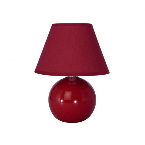 Lampe de chevet rouge cerise|Lampes à poser|Lampe Avenue