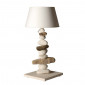 Grande lampe bois flotté beige|Lampes à poser|Lampe Avenue