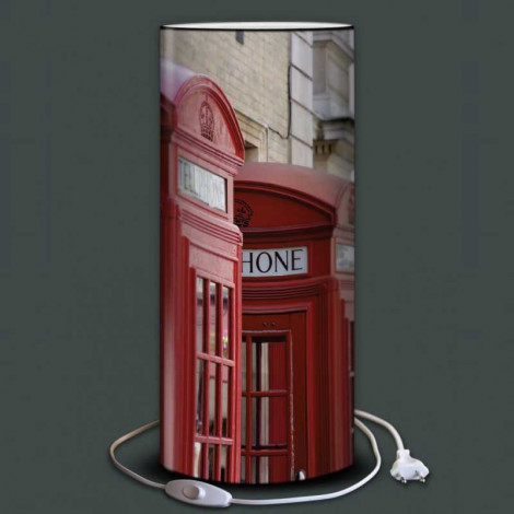 Lampe cabines téléphoniques rouges Londres|Lampes à poser|Lampe Avenue
