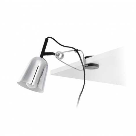 Lampe pince chromée et blanche|Appliques murales|Lampe Avenue