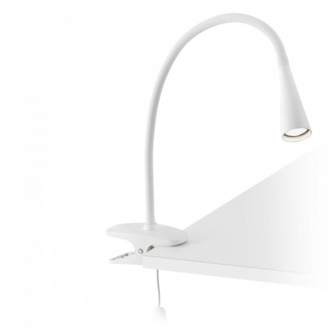 Lampe pince flexible silicone blanc|Appliques murales|Lampe Avenue