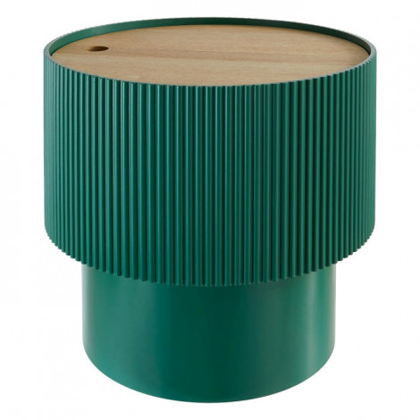 Table d'Appoint Avec Coffre "Enola" 38cm Vert|Table Basse|Paris Prix