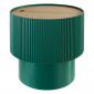 Table d'Appoint Avec Coffre "Enola" 38cm Vert|Table Basse|Paris Prix