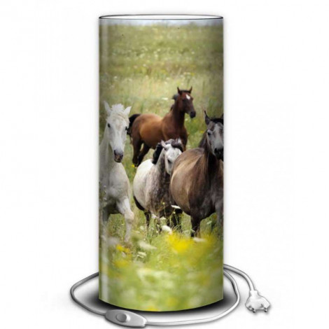 Lampe cheval PVC imprimé|Lampes à poser|Lampe Avenue Lampe cheval PVC imprimé|Lampes à poser|Lampe Avenue