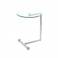 Table d'Appoint Design Ronde "Luciana" 62cm Argent|Table Basse|Paris Prix