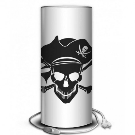 Lampe tête de mort pirate|Lampes à poser|Lampe Avenue