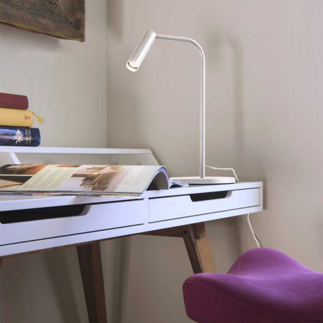 Lampe LED de bureau en métal blanc|Lampes à poser|Lampe Avenue