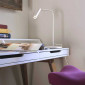 Lampe LED de bureau en métal blanc|Lampes à poser|Lampe Avenue