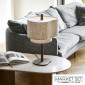 Lampe de table beige Pebble de Market Set|Lampes à poser|Lampe Avenue