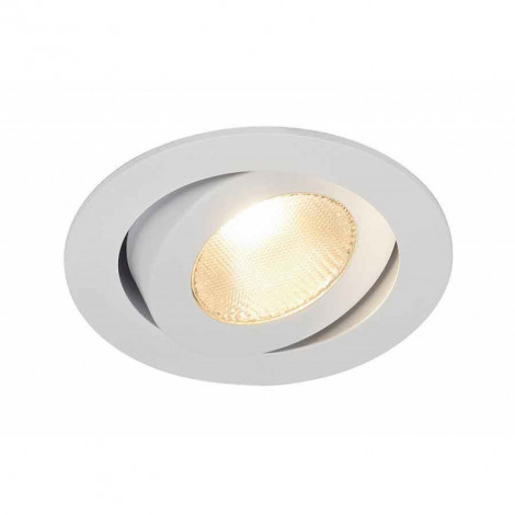 CONTONE encastré rond blanc LED 16W variable 2000-3000K lames resso|Spot|Lampe Avenue