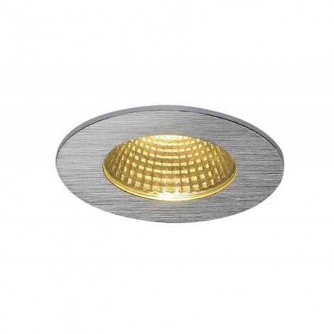 PATTA-I encastré plafond rond alu brossé 12W 3000K 38° alim incluse|Spot|Lampe Avenue