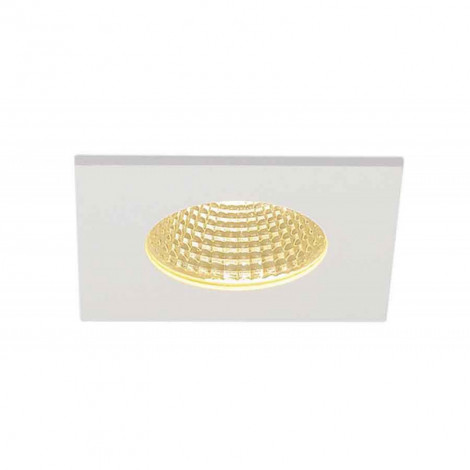 PATTA-I encastré plafond carré blanc 12W 3000K 38° alim incluse|Spot|Lampe Avenue