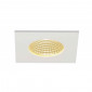 PATTA-I encastré plafond carré blanc 12W 3000K 38° alim incluse|Spot|Lampe Avenue