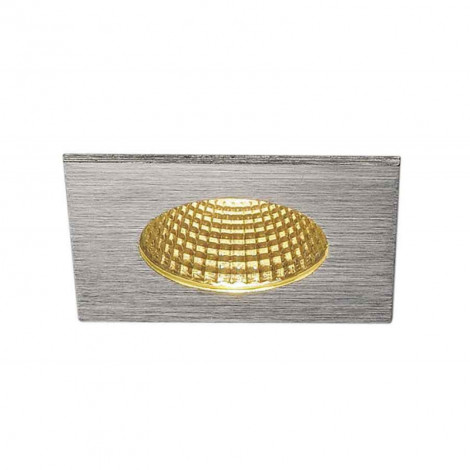 PATTA-I encastré plafond carré alu brossé 12W 3000K 38° alim incluse|Spot|Lampe Avenue