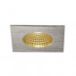 PATTA-I encastré plafond carré alu brossé 12W 3000K 38° alim incluse|Spot|Lampe Avenue