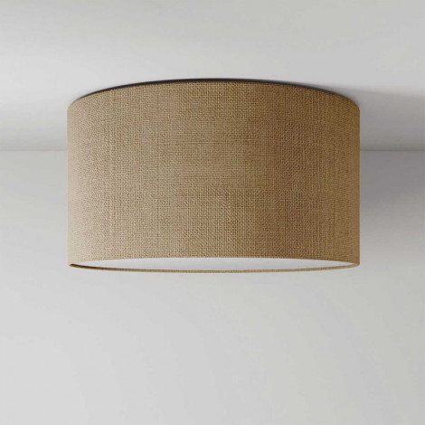 Plafonnier cylindrique en jute naturelle - 3 dimensions|Plafonnier|Lampe Avenue