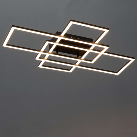 Plafonnier ou applique LED dimmable futuriste triple rectangle - Eli|Plafonnier|Kosilum Plafonnier ou applique LED dimmable futuriste triple rectangle - Eli|Plafonnier|Kosilum
