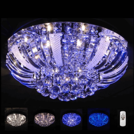 Plafonnier cristal LED Las Vegas (60 cm)|Plafonnier|Kosilum