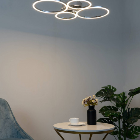 Plafonnier design LED 4 cercles - Paciano|Plafonnier|Kosilum