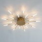 Plafonnier laiton bras LED forme de soleil - Isco|Plafonnier|Kosilum