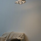 Plafonnier LED blanc carré L22,5 cm - Nova|Plafonnier|Kosilum