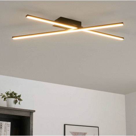 Plafonnier design deux bras croisés LED - Akita|Plafonnier|Kosilum