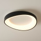 Plafonnier rond noir discret LED compatible avec variateur - Belina|Plafonnier|Kosilum Plafonnier rond noir discret LED compatible avec variateur - Belina|Plafonnier|Kosilum