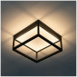 Plafonnier LED design rectangle noir - Stockholm|Plafonnier|Kosilum Plafonnier LED design rectangle noir - Stockholm|Plafonnier|Kosilum