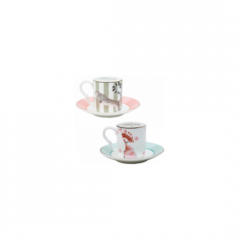 Tasse à café Panthere Perroquet x2|Tasses et Mugs|Artecoboutique