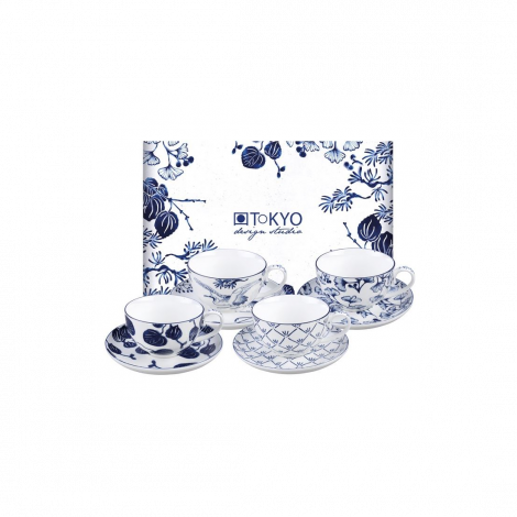 Tasses à thé 25 cl Flora Japonica x4|Tasses et Mugs|Artecoboutique