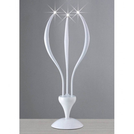 Lampe de Table Llamas 3 Ampoules blanc|Lampes à poser|Luminaire Center
