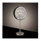 Lampe de Table Geo avec Abat jour noir 7 Ampoules chrome poli/cristal|Lampes à poser|Luminaire Center