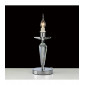 Lampe de Table Renzo 1 Ampoule chrome poli/cristal|Lampes à poser|Luminaire Center