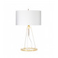 Lampe de table Ferrara Or blanc poli 73,7 Cm|Lampes à poser|Luminaire Center