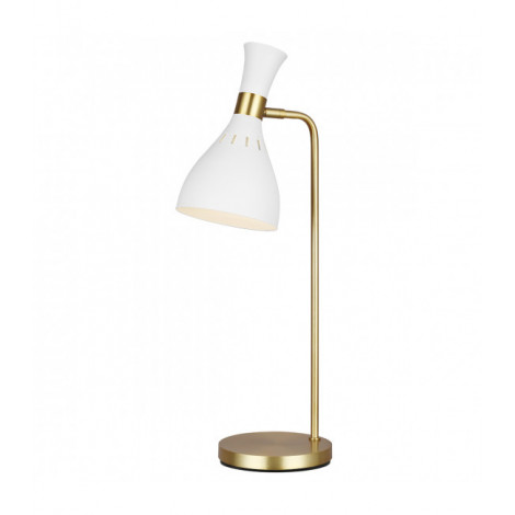 Lampe de table Joan Laiton blanc / bruit bruni 63,5 Cm|Lampes à poser|Luminaire Center