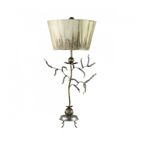 Lampe de table Kristal Feuille de mastic et or 91 Cm|Lampes à poser|Luminaire Center