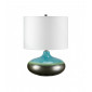 Lampe de table Laguna Glaze turquoise et graphite 48 Cm|Lampes à poser|Luminaire Center