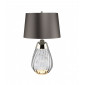 Lampe de table Lena Verre non teinté fumée / ombre d'ardoise 60,5 Cm|Lampes à poser|Luminaire Center