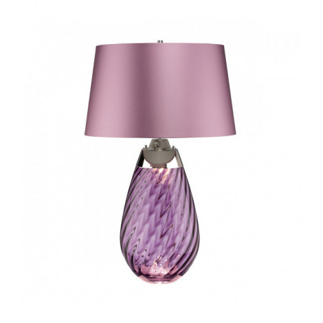 Lampe de table Lena Verre teinté de prune / nuance de bruyère 74 Cm|Lampes à poser|Luminaire Center