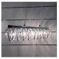 Lustre moderne de table en chrome - Memphis|Suspensions|Kosilum Lustre moderne de table en chrome - Memphis|Suspensions|Kosilum