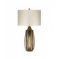 Lampe de table Newham Bronze céramique / ombre de perles 66,7 Cm|Lampes à poser|Luminaire Center