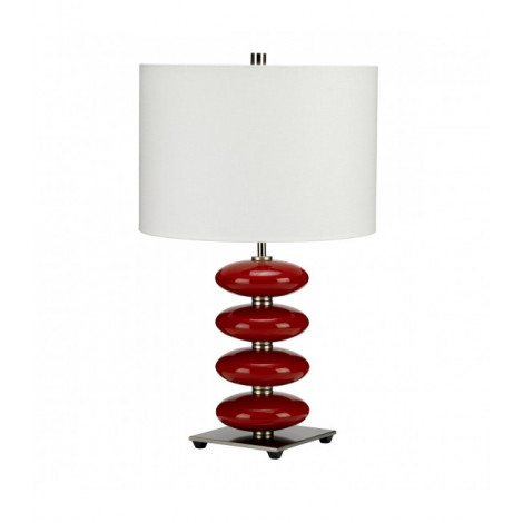 Lampe de table Onyx rouge 60 Cm|Lampes à poser|Luminaire Center