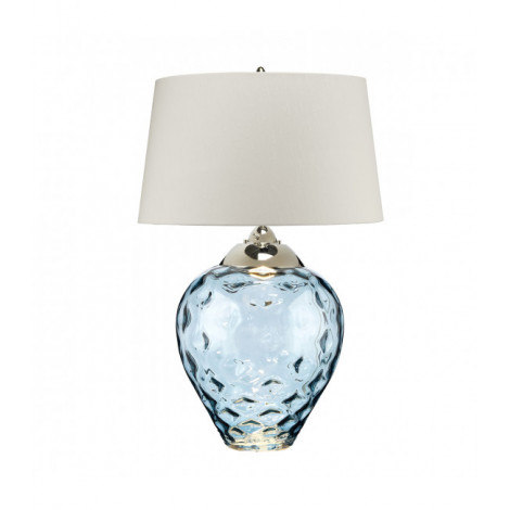 Lampe de table Samara Verre teinté bleu 51 Cm|Lampes à poser|Luminaire Center