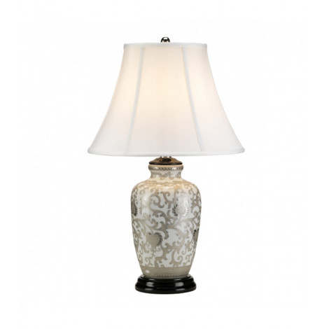 Lampe de table Silverthistle Blanc / argent|Lampes à poser|Luminaire Center