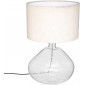 Lampe à poser en verre "Melly" - Blanc - H 60 cm|Lampes à poser|AC Deco