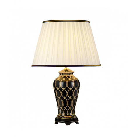 Lampe de table Taipei Noir et or 68 Cm|Lampes à poser|Luminaire Center