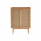 Buffet haut LEON placage chêne et cannage rotin 90cm|Buffet|Baita Home