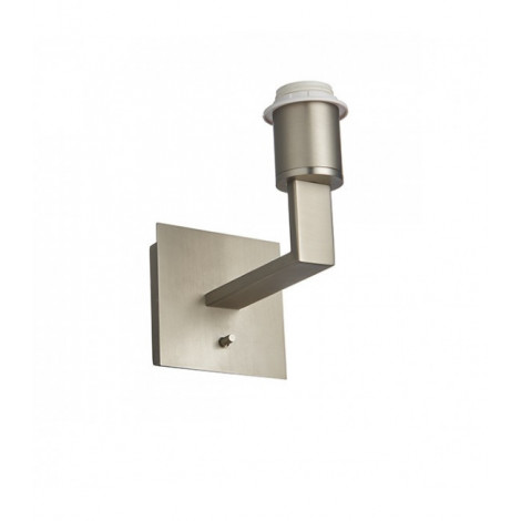 Lampe avec abat jour Norton Acier Plaque de nickel Mat 1 ampoule 17cm|Lampes à poser|Luminaire Center