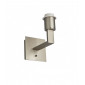 Lampe avec abat jour Norton Acier Plaque de nickel Mat 1 ampoule 17cm|Lampes à poser|Luminaire Center